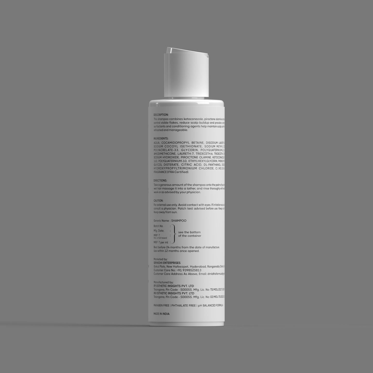 Doctor Formulated Anti Dandruff Shampoo